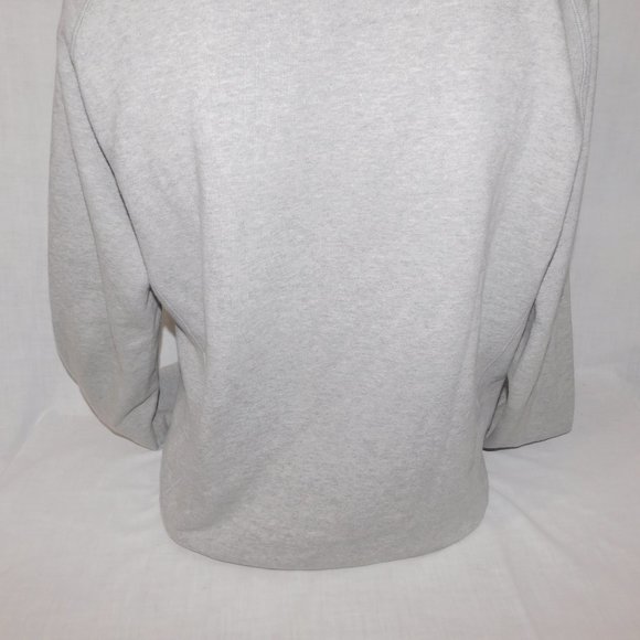 Champion Mens L Gray Logo Spellout Crewneck Sweatshirt Activewear Gym Athleisure - Picture 12 of 12